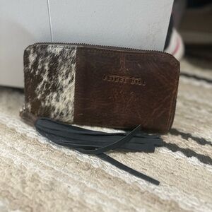 Fringe Hill Brown and Black Wallet